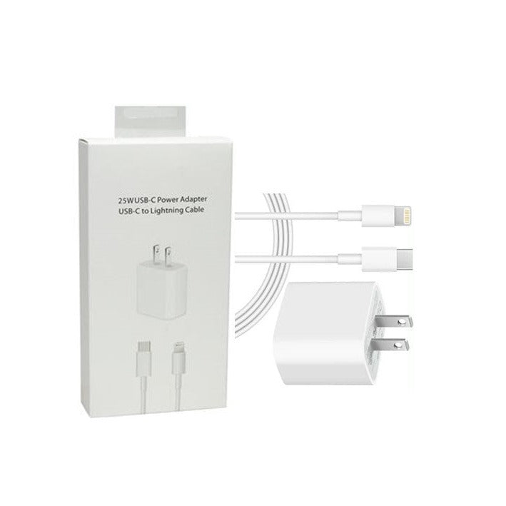 Cargador iPhone 25W Blanco