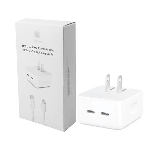 Cargador iPhone 35W Blanco